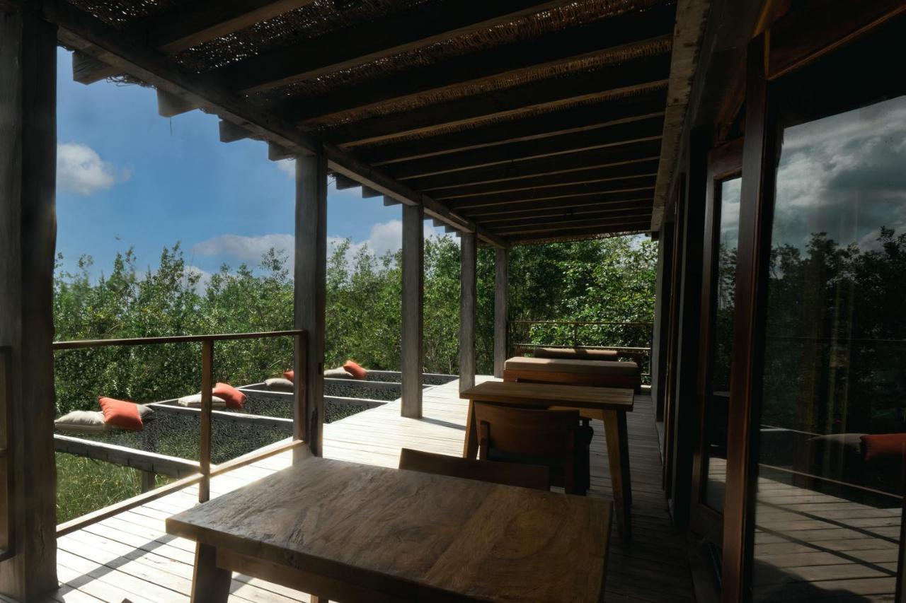 Casa Vive Bacalar Acomodação com café da manhã Exterior foto